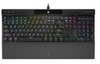 Corsair K70 RGB Pro Mechanical Wired Keyboard, Cherry MX Red Switch, 104 Keys Matrix, Up to 8000Hz with Axon, PBT Double Shot Keycaps, Soft Touch Palm Rest, English Layout, Black | CH-9109410-NA