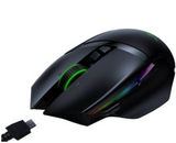 Razer Basilisk Ultimate Hyperspeed Wireless Gaming Mouse with Docking Charger, 20K DPI Optical Sensor, Chroma Lighting, 11 Programmable Buttons - Matte Black | RZ01-03170100-R3G1