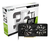 Palit GeForce RTX 3060 Ti Dual 8GB GDDR6 Graphics Card, 256-bit, 1410 MHz, PCI-E 4.0, 3x DisplayPort 1.4a, 1x HDMI 2.1 LHR | NE6306T019P2-190AD