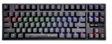 Vertux VertuPro-80 Hyper Speed Tenkeyless Mechanical Keyboard, Bluetooth v5.0, RGB 19 Modes Backlight, 125Hz Frequency, 12 Hours Working Time, 180cm Cable Length, Black | VertuPro-80