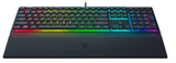 Razer Ornata V3 Low Profile Mecha-Membrane Wired Keyboard, UV Coated Keycaps, 10 RGB Lighting Zones, 1000 Hz Ultrapolling, Wrist Rest, Clicky Keystrokes, US English Layout, Black | RZ03-04460100-R3M1