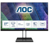 AOC 27V2Q 27'' FHD IPS Flat Monitor, 75 Hz Refresh Rate, 5ms Response Time, 16.7 Million Colors, 1000:1 Contrast Ratio, 178 Viewing Angle, AMD FreeSync, Flicker Free, Low Blue Mode, Black | 27V2Q