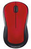 Logitech M310 Wireless Mouse, Ambidextrous Design, 2.4 GHz Wireless Connectivity, 1000 dpi Optical Sensor, USB Nano Receiver, Up to 12-Month Battery Life, Red | 910-005485