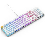 Glorious GMMK White Ice Edition RGB Modular Mechanical Gaming Keyboard w / Gateron Brown Switches White | GLO-GMMK-FS-BRN-W