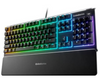 SteelSeries Apex 3 Water Resistant Gaming Keyboard, Premium Magnetic Wrist Rest, Whisper Quiet Gaming Switch | 64795