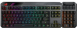 Asus MA02 Rog Claymore II Wireless Modular Mechanical Gaming Keyboard, Detachable Numpad, RX Red and RX Blue Switches, Aura Sync, Media Controls, 2.4 Ghz, USB 2.0, Black | 90MP01W0-BKCA00