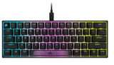 Corsair K65 RGB MINI 60% Mechanical Gaming Keyboard, Cherry MX Red, 61 Keys, Wired, USB 3.0 or 3.1 Type-A | CH-9194010-NA