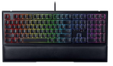 Razer Ornata V2 Gaming Keyboard, Hybrid Mecha-Membrane Switch, Multi-Function Wheel and Media Keys, RGB, US Layout, Black | RZ03-03380100-R3M1