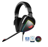 ASUS ROG Delta USB-C Gaming Headset for PC, Mac, Playstation 4, Teamspeak, and Discord with Hi-Res ESS Quad-DAC, Digital Microphone, and Aura Sync RGB Lighting | 90YH00Z1-B2UA00