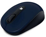 Microsoft Sculpt Wireless Mobile Mouse Four-way wheel scrolling Start menu for Windows 7 Ambidextrous design 2.4 GHz RF 2 x AAA Alkaline - Black | 43U-00004