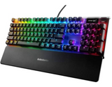 SteelSeries Apex 7 Mechanical Gaming Keyboard, Aircraft Grade Aluminum Alloy, Red Mechanical Gaming Switches | 64636