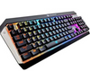 Cougar Attack X3 RGB Gaming Keyboard Silver Aluminium Cherry MX Mechanical RGB Backlight | CG-KB-ATTACK X3-BLK