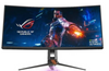 Asus ROG Swift PG35VQ Ultra-Wide HDR Gaming Monitor, 35” 21:9 (3440 x 1440), 200Hz, 2ms, G-SYNC Ultimate, Quantum-dot, Smart Fan Control, Aura Sync, Hi-fi-grade ESS Amplifier | 90LM03T0-B02370