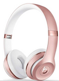 Beats Solo3 Wireless On-Ear Headphones, Bluetooth Wireless Pairing, Apple W1 Chip, On-Board Music, Call & Siri Control, 40H Battery Life, Clear, Balanced Sound & Noise Isolation, Rose Gold | MNET2LL/A