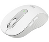 Logitech Signature M650 Wireless Mouse, For Small to Medium Sized Hands, Silent Clicks, 5 Buttons, Bluetooth, Multi-Device Compatibility, 400 DPI Nominal Value, 10m Range, White | 910-006255