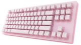 Akko Sakura TKL Wired RGB Mechanical Keyboard, 100% Programmable Macros, Gateron Yellow Switch, OEM Profile PBT Dye-Sub Keycaps, N-Key Rollover, US English Layout, Type-C Cable, Pink | 3087 Sakura