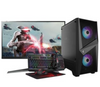 Best Gaming Custom PC Bundle - Intel Core i5-10400F, 16GB RAM 3600Mhz, Nvidia GTX 1660 Super, 256GB SSD + 1TB HDD, 144Hz 24” LG Gaming Monitor + RGB KB, Mouse & Headset