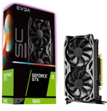 EVGA GeForce GTX 1660 SC Ultra Gaming 6GB GDDR5 Graphics Card, 192 bit, PCIe 3.0, Dual Fan, Metal Backplate | 06G-P4-1067-KR