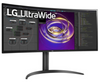 LG 34'' UltraWide QHD IPS Curved Monitor, 60 Hz Refresh Rate, 5ms Response Time, HDR10, DCI-P3 95%, 21:9 Aspect Ratio, 3440x1400 Resolution, AMD Freesync, MaxxAudio, Black | 34WP85C-B / 34WP85CN-B