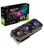 Asus Rog Strix GeForce RTX 3080 Gaming OC LHR Graphics Card, 12GB GDDR6X 384 Bit Memory, 1890 MHz Boost Clock, 8960 Cuda Cores, 19 Gbps, 2.9 Slot Design, PCI Express 4.0, Open GL 4.6 | 90YV0FAC-M0NM00