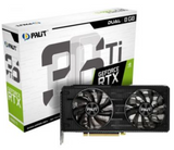 Palit GeForce RTX 3060 Ti Dual 8GB GDDR6 Graphics Card, 256-bit, 1410 MHz, PCI-E 4.0, 3x DisplayPort 1.4a, 1x HDMI 2.1 LHR | NE6306T019P2-190AD