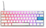 Ducky One 2 Mini RGB Cherry Blue Switch Keyboard, PBT Keycap, USB Interface, English Arabic Layout, Pure White | DKON2061ST-CARPDWWT1