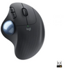 Logitech Ergo M575 Wireless Trackball Mouse, Ergonomic Design, Control and Move Text, 5 Buttons, Unifying USB Receiver/Bluetooth, Rechargeable, 10m Range, Graphite Black | 910-005869 / 910-005872